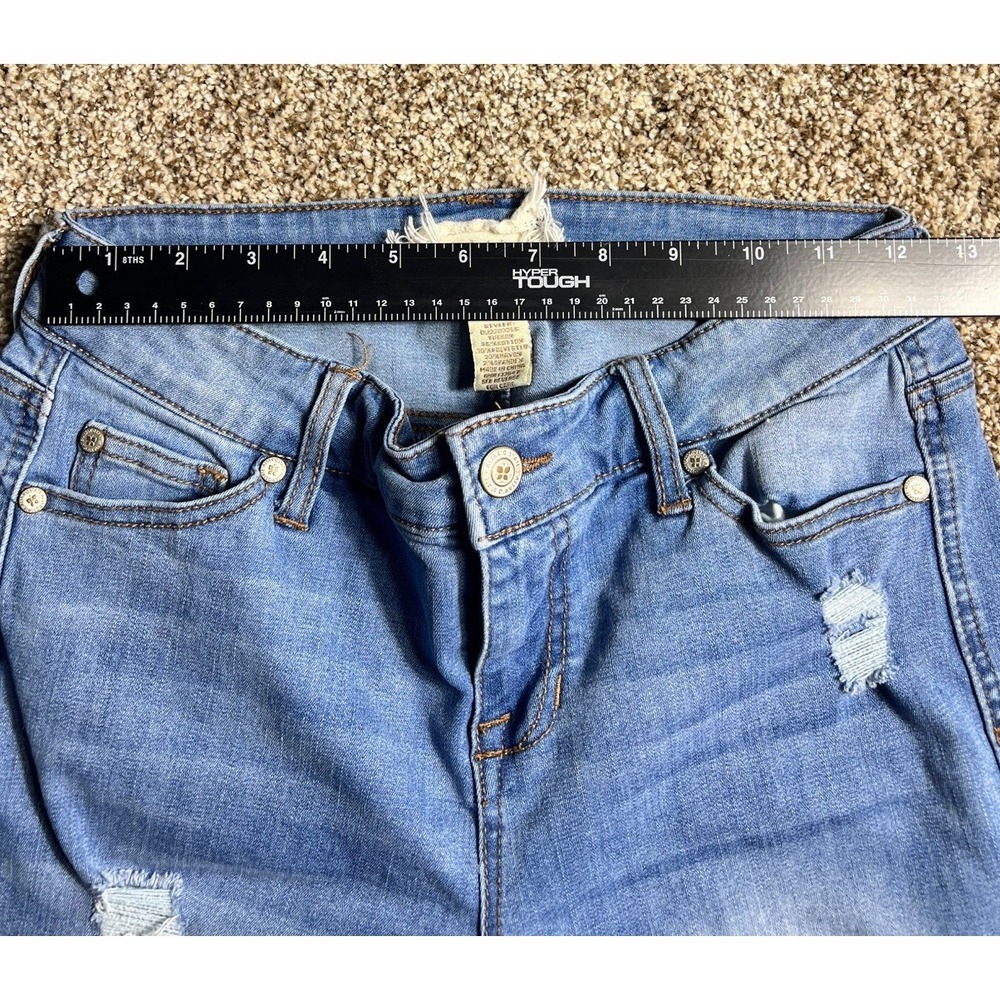 Altar'd State Mid Rise Skinny Medium Wash Size 27 Distressed Women's Jeans - Picture 8 of 8